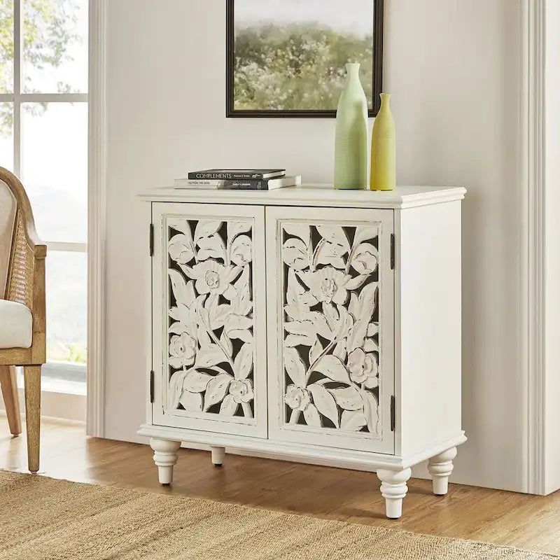 Alban Armoire d'appoint traditionnelle 32" avec éclairage LED par