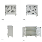 Alban Armoire d'appoint traditionnelle 32" avec éclairage LED par