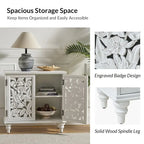 Alban Armoire d'appoint traditionnelle 32" avec éclairage LED par