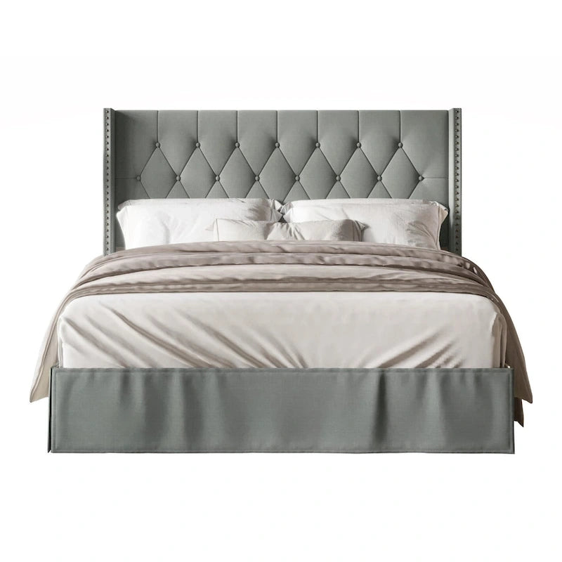 Billy Tufted Upholstered Platform Bed
