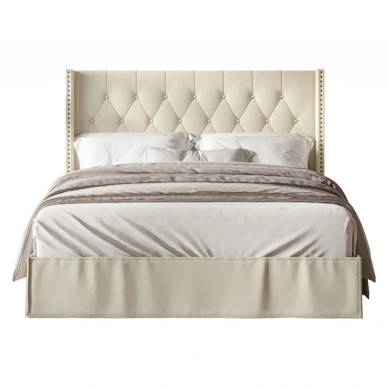 Billy Tufted Upholstered Platform Bed