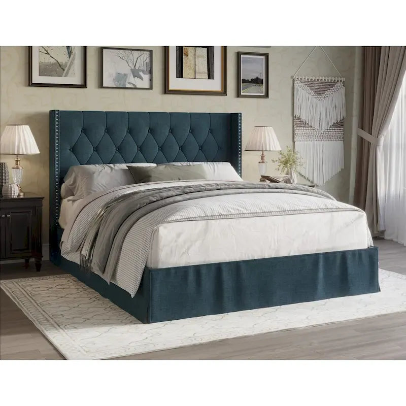 Billy Tufted Upholstered Platform Bed