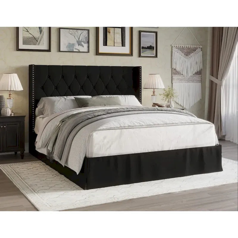 Billy Tufted Upholstered Platform Bed