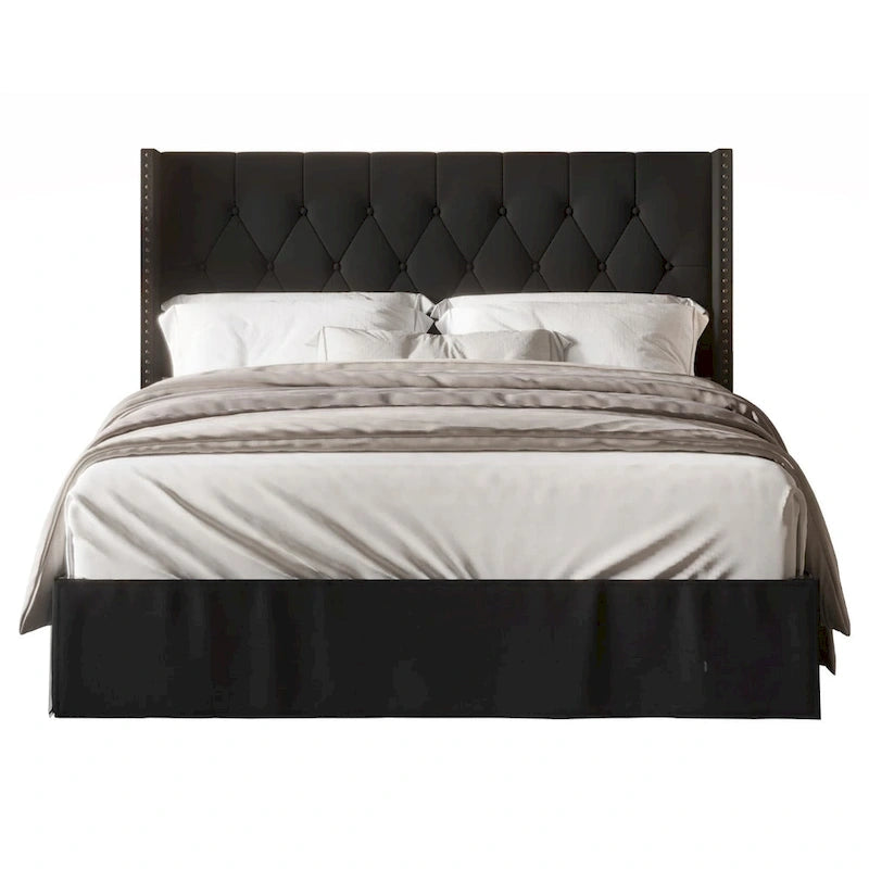 Billy Tufted Upholstered Platform Bed