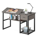 Drafting Table Drawing Computer Desk Artist Craft Table with Adjustable Top
