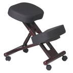 Ergonomic Wood and Memory Foam Rolling Knee Chair
