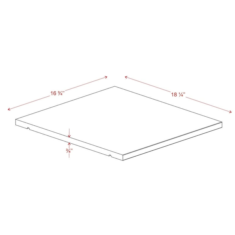 100% Solid Wood Set of 4 Small Shelves for Kyle Wardrobe Armoires