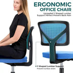 Chaise de bureau sans accoudoirs avec dossier