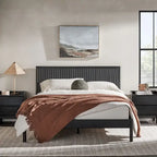 Transitional Solid Wood Queen Bed