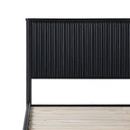 Transitional Solid Wood Queen Bed