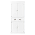 Armoire de rangement moderne à double porte et tiroir unique