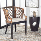 Fauteuil en rotin tressé Theona - 22,3L x 23P x 31,3H - 22Lx23Px31H