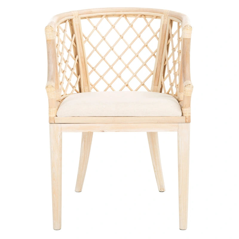 Fauteuil en rotin tressé Theona - 22,3L x 23P x 31,3H - 22Lx23Px31H