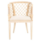 Fauteuil en rotin tressé Theona - 22,3L x 23P x 31,3H - 22Lx23Px31H
