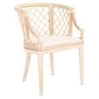 Fauteuil en rotin tressé Theona - 22,3L x 23P x 31,3H - 22Lx23Px31H