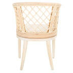 Fauteuil en rotin tressé Theona - 22,3L x 23P x 31,3H - 22Lx23Px31H