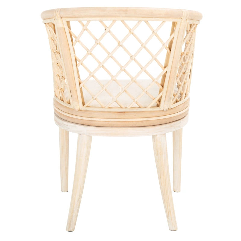 Fauteuil en rotin tressé Theona - 22,3L x 23P x 31,3H - 22Lx23Px31H