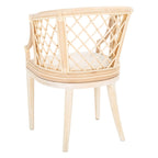 Fauteuil en rotin tressé Theona - 22,3L x 23P x 31,3H - 22Lx23Px31H