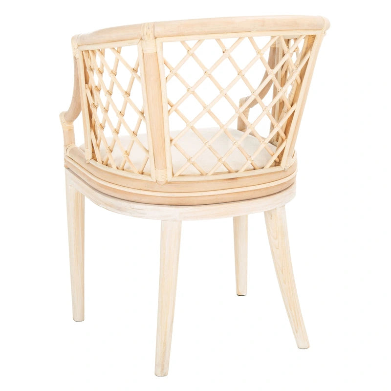 Fauteuil en rotin tressé Theona - 22,3L x 23P x 31,3H - 22Lx23Px31H