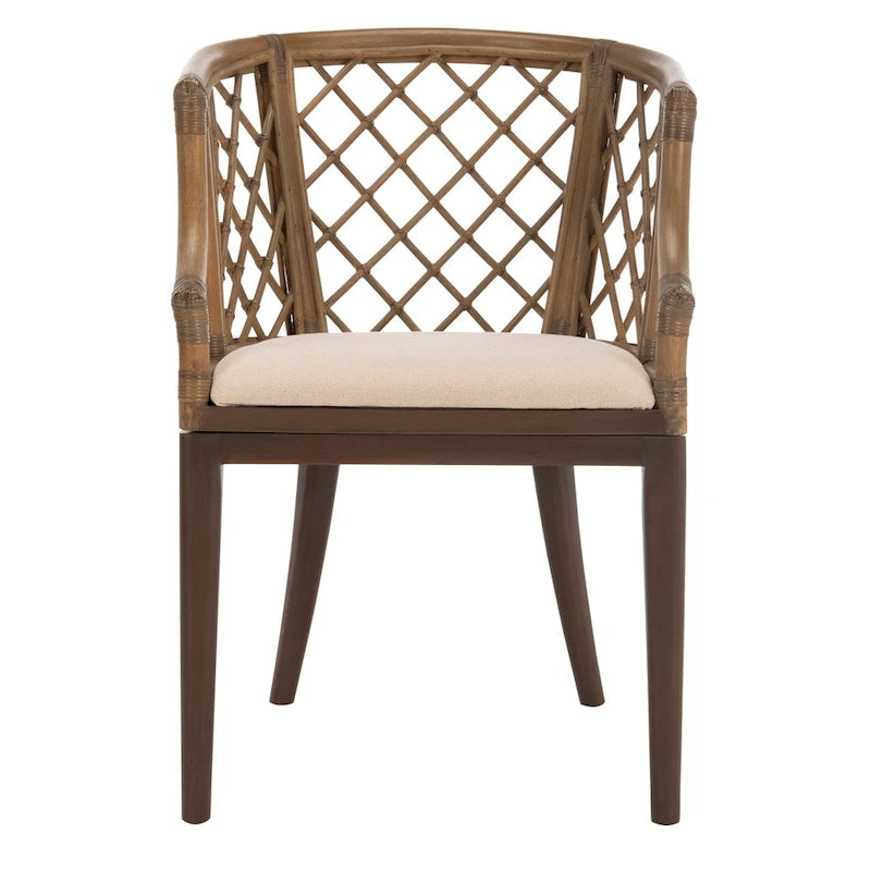 Fauteuil en rotin tressé Theona - 22,3L x 23P x 31,3H - 22Lx23Px31H