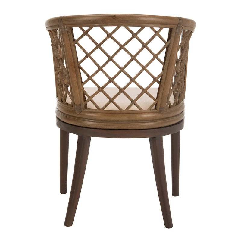 Fauteuil en rotin tressé Theona - 22,3L x 23P x 31,3H - 22Lx23Px31H