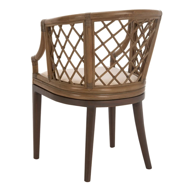 Fauteuil en rotin tressé Theona - 22,3L x 23P x 31,3H - 22Lx23Px31H