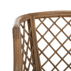 Fauteuil en rotin tressé Theona - 22,3L x 23P x 31,3H - 22Lx23Px31H