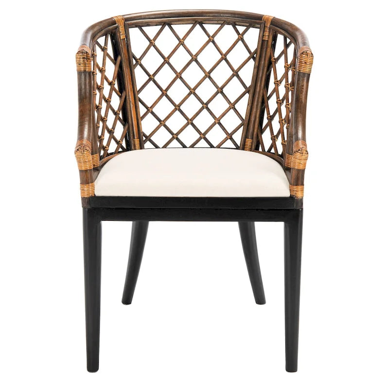 Fauteuil en rotin tressé Theona - 22,3L x 23P x 31,3H - 22Lx23Px31H