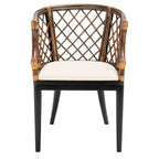 Fauteuil en rotin tressé Theona - 22,3L x 23P x 31,3H - 22Lx23Px31H