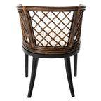 Fauteuil en rotin tressé Theona - 22,3L x 23P x 31,3H - 22Lx23Px31H