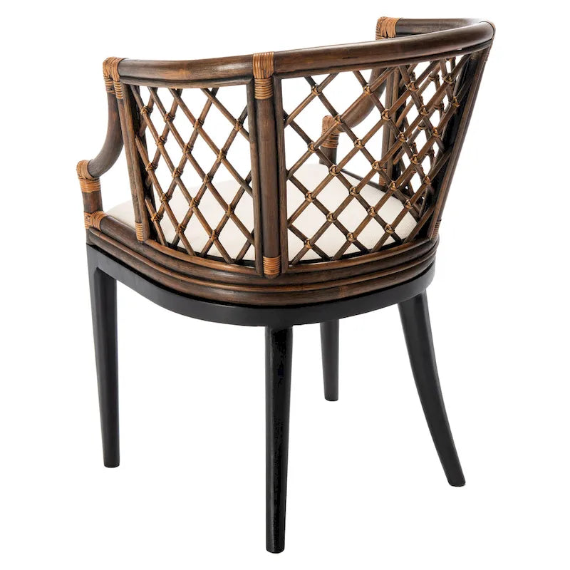 Fauteuil en rotin tressé Theona - 22,3L x 23P x 31,3H - 22Lx23Px31H
