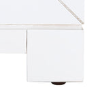 Caren 3-Drawer Greek Key Nightstand