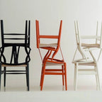 Chaise de salle à manger moderne en bois avec accoudoirs à dossier ouvert et siège en chanvre pour la maison, le restaurant, le bureau