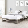  McAlpin 12-inch Heavy Duty Metal Platform Bed Frame Grey