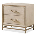 Drayden Transitional Oak Solid Wood 3-Piece Dresser and 2 Nightstand Bedroom Set