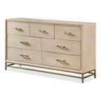 Drayden Transitional Oak Solid Wood 3-Piece Dresser and 2 Nightstand Bedroom Set