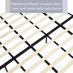 54High Headboard Peyton Upholstered King Bed