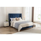 54High Headboard Peyton Upholstered King Bed