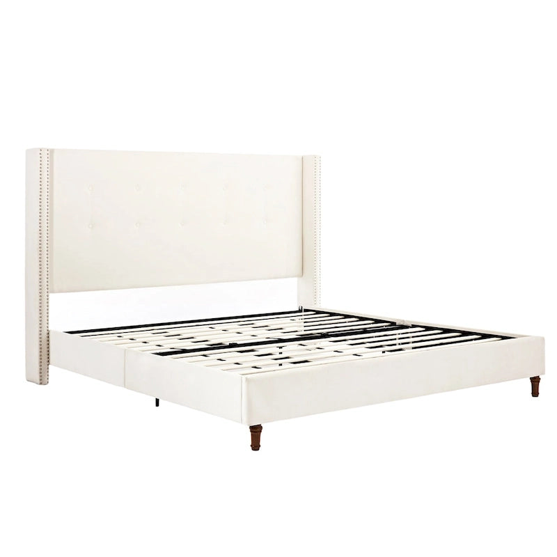 54High Headboard Peyton Upholstered King Bed