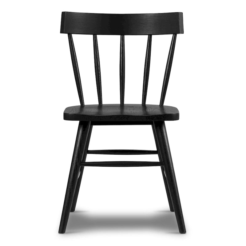 Hava Dining Chair - Solid Oak Wood with Spindle-Back