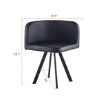 Ensemble table à manger 7 pièces moderne, table à manger rectangulaire avec 6 chaises pour salle à manger, cuisine