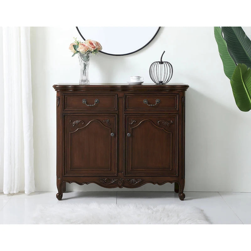 Double Drawer Accent Chest