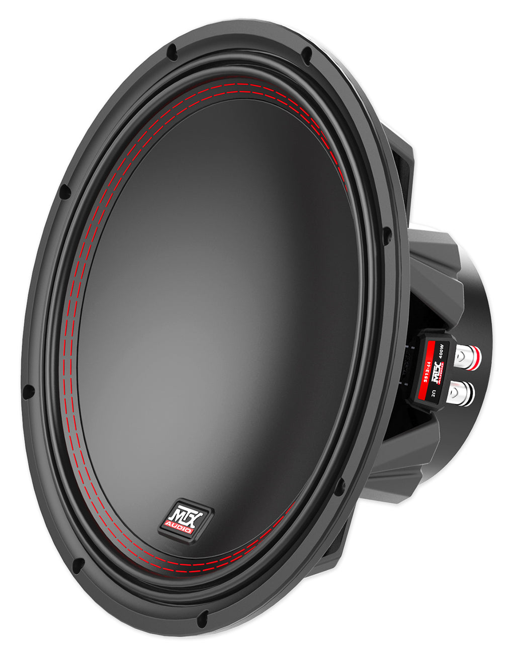 (2) Caissons de basses pour voiture MTX 5512-44 12 1600 Watt de crête DVC 4 ohms