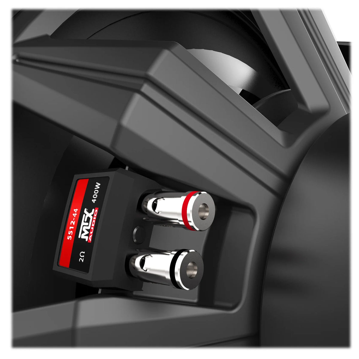 (2) Caissons de basses pour voiture MTX 5512-44 12 1600 Watt de crête DVC 4 ohms