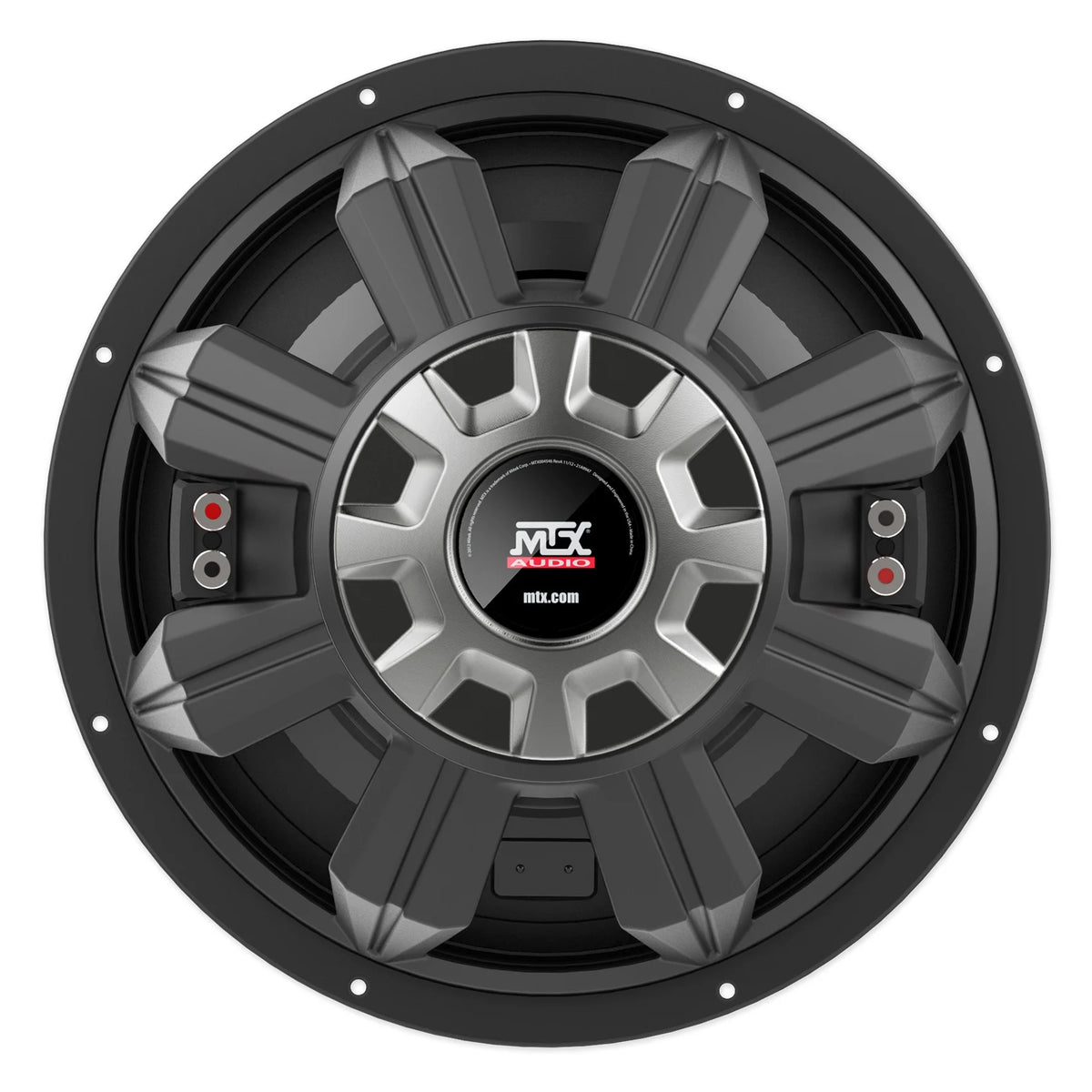 (2) Caissons de basses pour voiture MTX 5512-44 12 1600 Watt de crête DVC 4 ohms